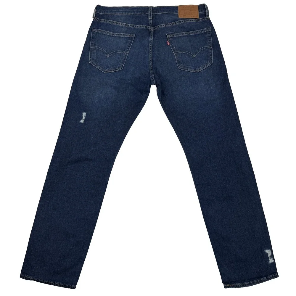 Levi's 502 Straight Leg Jeans Mens 34x32 Blue Denim‎ NWT Reclaimed Sustainable